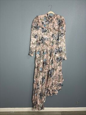 preen by thornton bregazzi dress pink and blue  dress